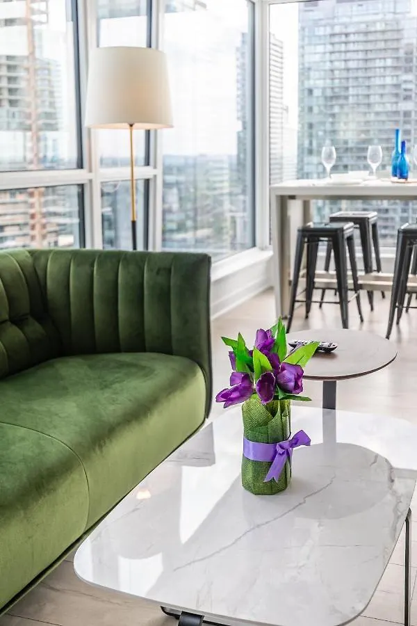 Appartement Luxury 2 Bedroom In The Heart Of Entertainment District W/ Cn Tower View Toronto Canada