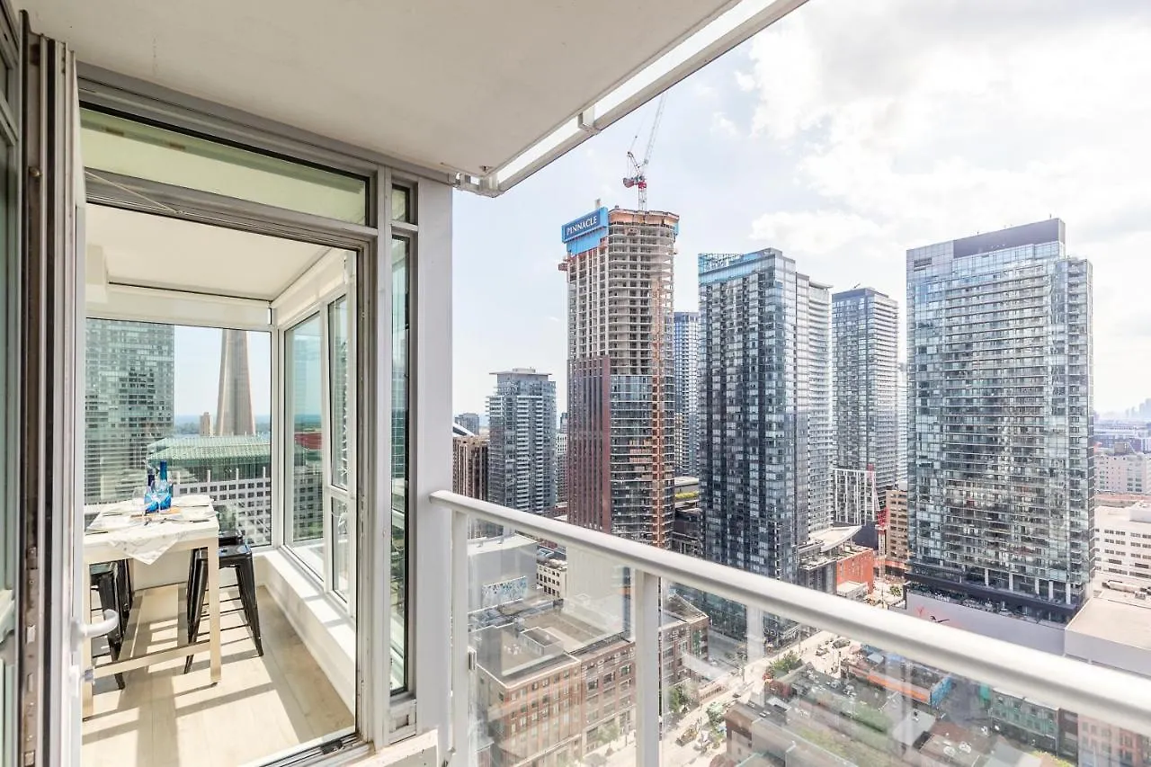 Appartement Luxury 2 Bedroom In The Heart Of Entertainment District W/ Cn Tower View Toronto Canada