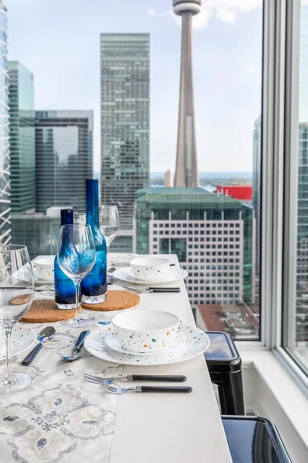 Appartement Luxury 2 Bedroom In The Heart Of Entertainment District W/ Cn Tower View Toronto Canada