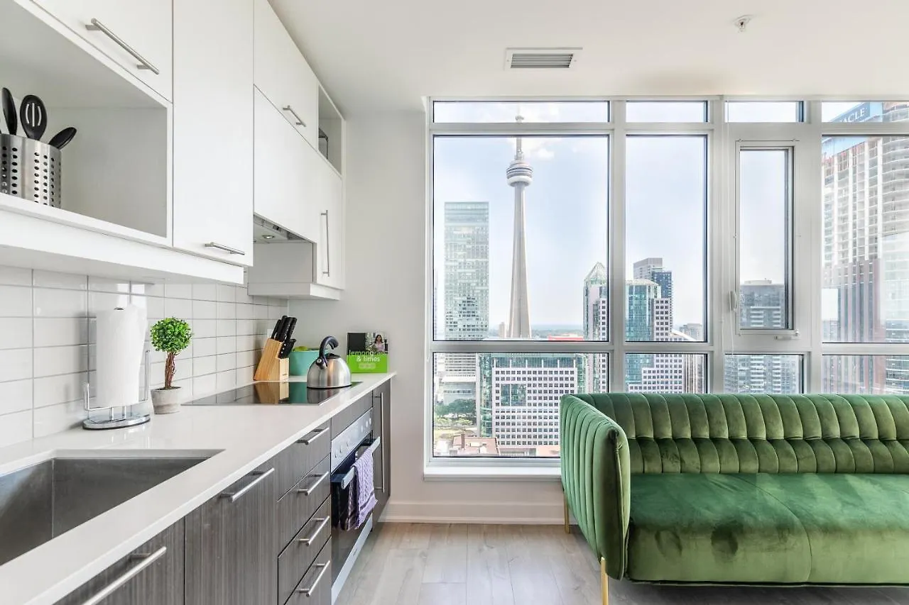 Appartement Luxury 2 Bedroom In The Heart Of Entertainment District W/ Cn Tower View Toronto