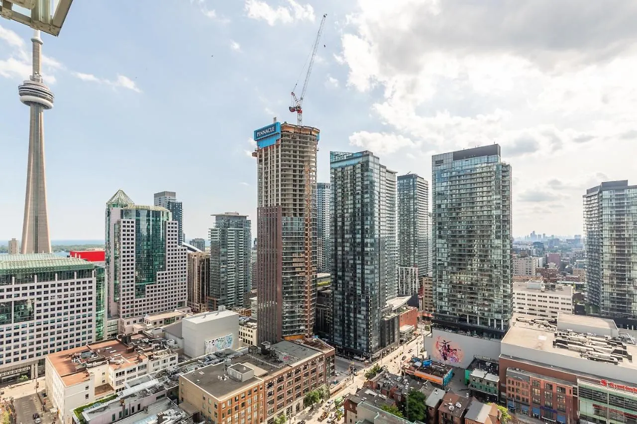 Appartement Luxury 2 Bedroom In The Heart Of Entertainment District W/ Cn Tower View Toronto Canada